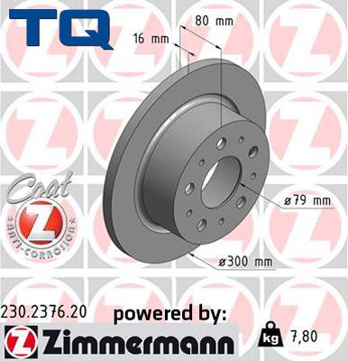 TQ TQ-BD0437 - Brake Disc autospares.lv