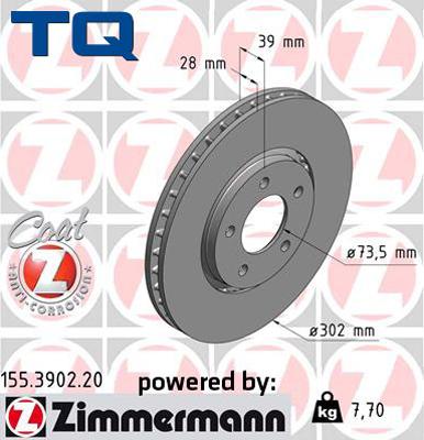 TQ 244583 - Brake Disc autospares.lv