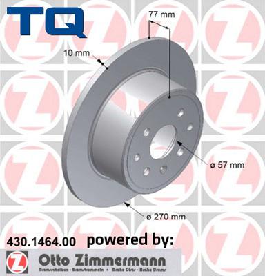 TQ TQ-BD0807 - Brake Disc autospares.lv