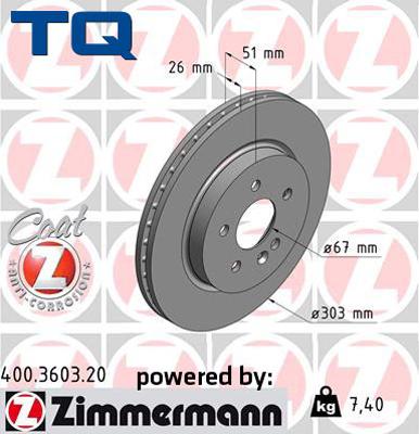 TQ 244530 - Brake Disc autospares.lv