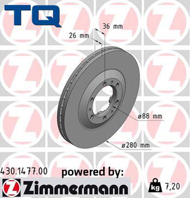 TQ 244538 - Brake Disc autospares.lv