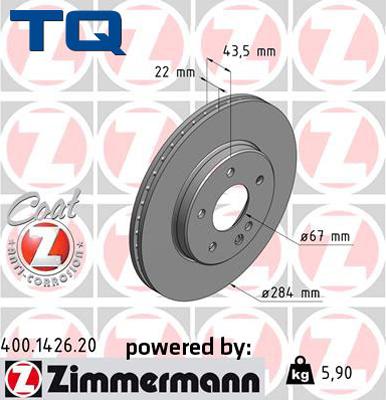 TQ 244527 - Brake Disc autospares.lv