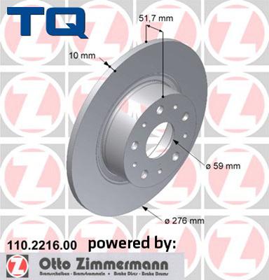 TQ 244575 - Brake Disc autospares.lv