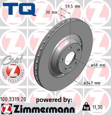 TQ 244572 - Brake Disc autospares.lv