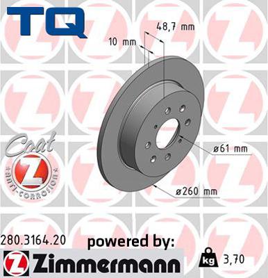 TQ 244640 - Brake Disc autospares.lv