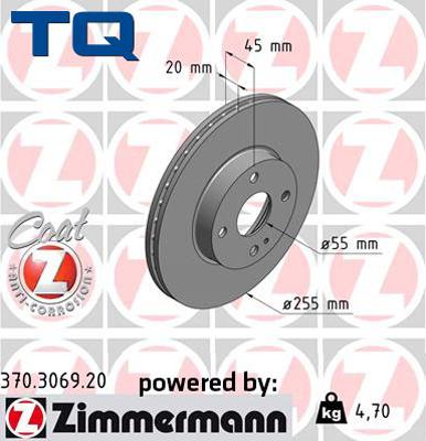 TQ 244654 - Brake Disc autospares.lv