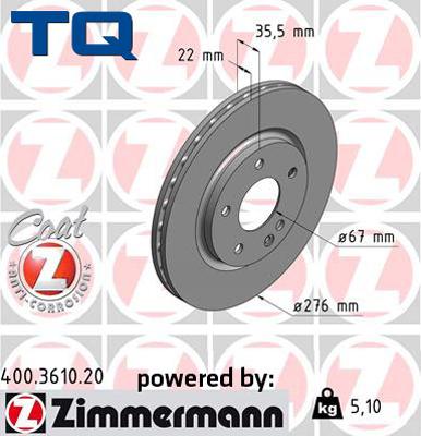 TQ 244658 - Brake Disc autospares.lv