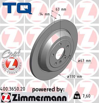 TQ 244609 - Brake Disc autospares.lv