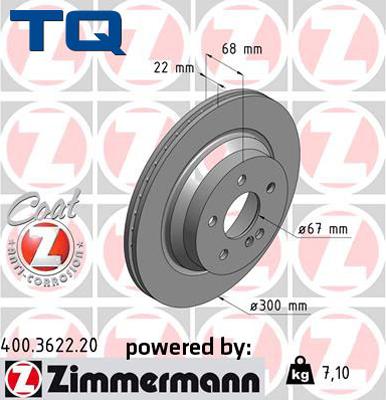 TQ TQ-BD0711 - Brake Disc autospares.lv