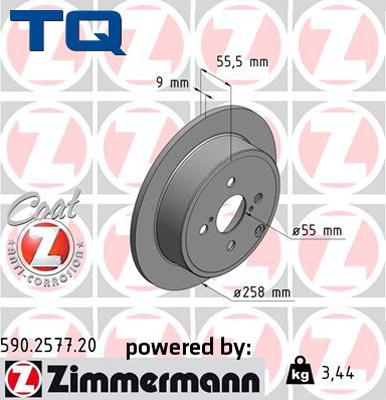 TQ 244616 - Brake Disc autospares.lv