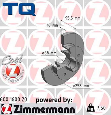 TQ TQ-BD1147 - Brake Disc autospares.lv