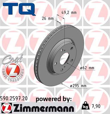 TQ TQ-BD1111 - Brake Disc autospares.lv