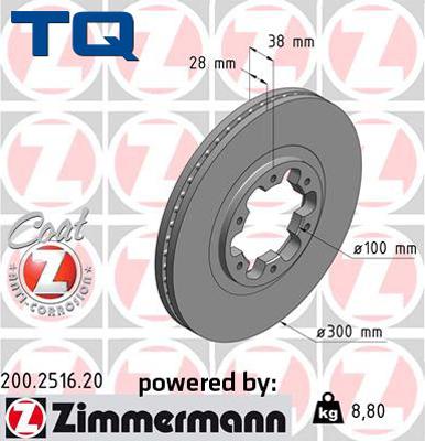 TQ 244634 - Brake Disc autospares.lv