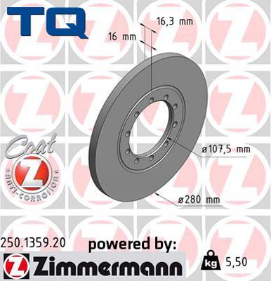 TQ 244638 - Brake Disc autospares.lv