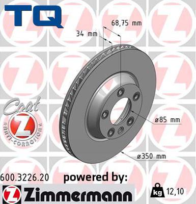 TQ TQ-BD1172 - Brake Disc autospares.lv