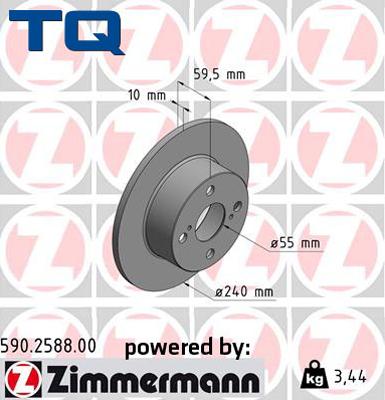 TQ 244677 - Brake Disc autospares.lv