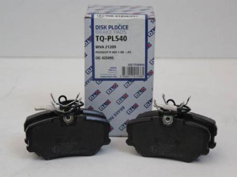 TQ 2330 - Brake Pad Set, disc brake autospares.lv