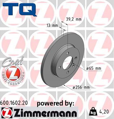 TQ 229499 - Brake Disc autospares.lv