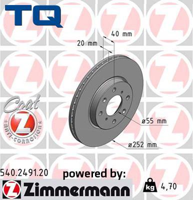 TQ 229497 - Brake Disc autospares.lv