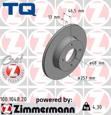 TQ 229445 - Brake Disc autospares.lv