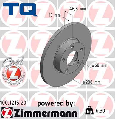 TQ 229446 - Brake Disc autospares.lv