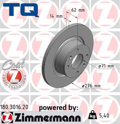 TQ 229468 - Brake Disc autospares.lv