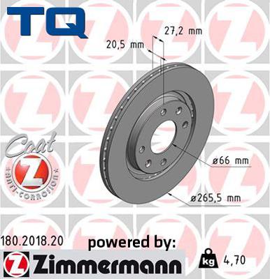 TQ 229467 - Brake Disc autospares.lv