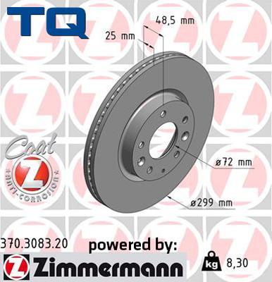 TQ 229483 - Brake Disc autospares.lv