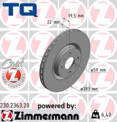 TQ 229474 - Brake Disc autospares.lv