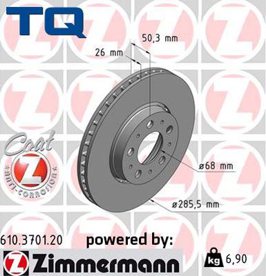 TQ 229505 - Brake Disc autospares.lv