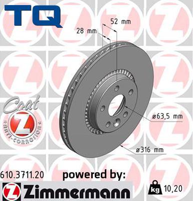 TQ TQ-BD1214 - Brake Disc autospares.lv