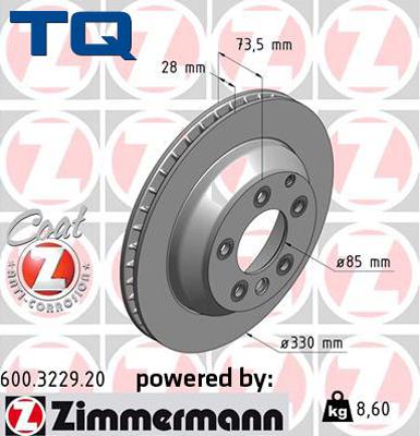 TQ 229503 - Brake Disc autospares.lv