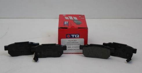 TQ 22134 - Brake Pad Set, disc brake autospares.lv