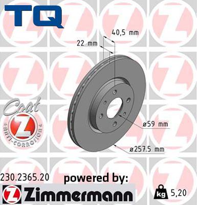 TQ 222656 - Brake Disc autospares.lv