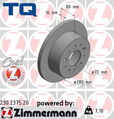 TQ 222662 - Brake Disc autospares.lv