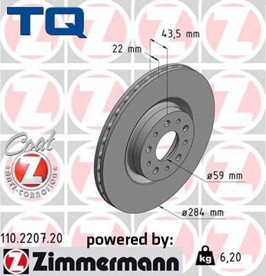 TQ 222604 - Brake Disc autospares.lv