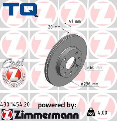 TQ 222759 - Brake Disc autospares.lv