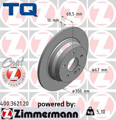 TQ TQ-BD0059 - Brake Disc autospares.lv