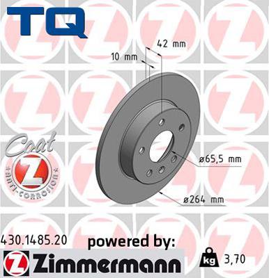 TQ 222763 - Brake Disc autospares.lv