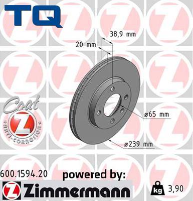 TQ 222786 - Brake Disc autospares.lv