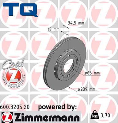 TQ 222788 - Brake Disc autospares.lv