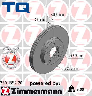 TQ 222729 - Brake Disc autospares.lv