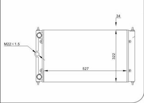 TQ 70114 - Radiator, engine cooling autospares.lv