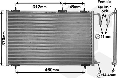 TQ TQ-40005257 - Condenser, air conditioning autospares.lv