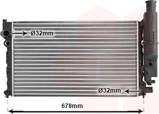 TQ TQ-40002097 - Radiator, engine cooling autospares.lv