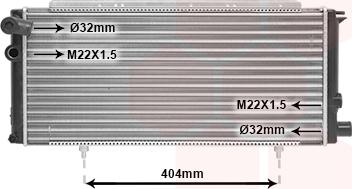 TQ TQ-40002085 - Radiator, engine cooling autospares.lv