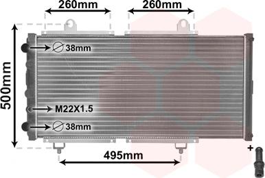 TQ TQ-40002033 - Radiator, engine cooling autospares.lv