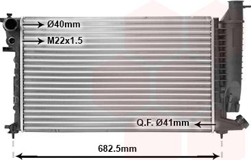 TQ TQ-40002148 - Radiator, engine cooling autospares.lv