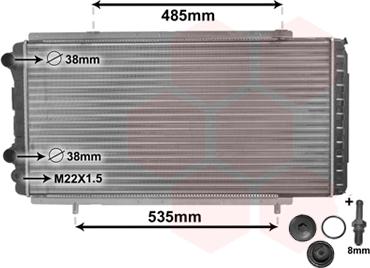 TQ TQ-40002150 - Radiator, engine cooling autospares.lv