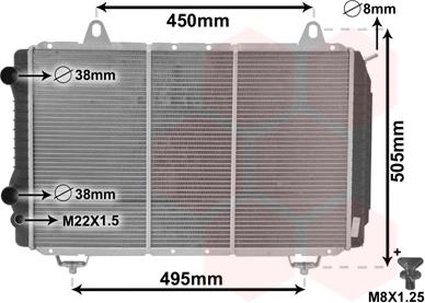 TQ TQ-40002112 - Radiator, engine cooling autospares.lv